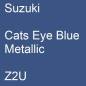 Preview: Suzuki, Cats Eye Blue Metallic, Z2U.